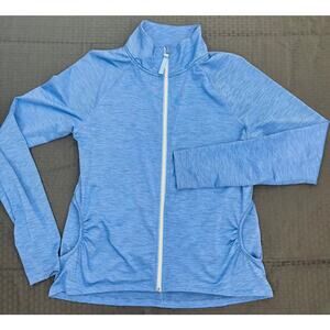 allinmotion Women's Full-zip Blue Jacket, Light-weight, Women's Size Small
